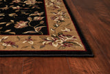 Kas Clearance Cambridge 7336 Black Rug
