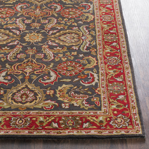 Rectangular Surya Middleton Black Rug | Traditional Rugs | Rugs Done Right