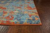Kas Oriental Illusions 6208 Teal Rug