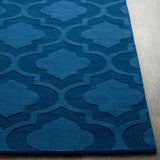 Surya Rug Co. Central Park Navy Blue Rug | Geometric Rugs | Rugs Done Right 