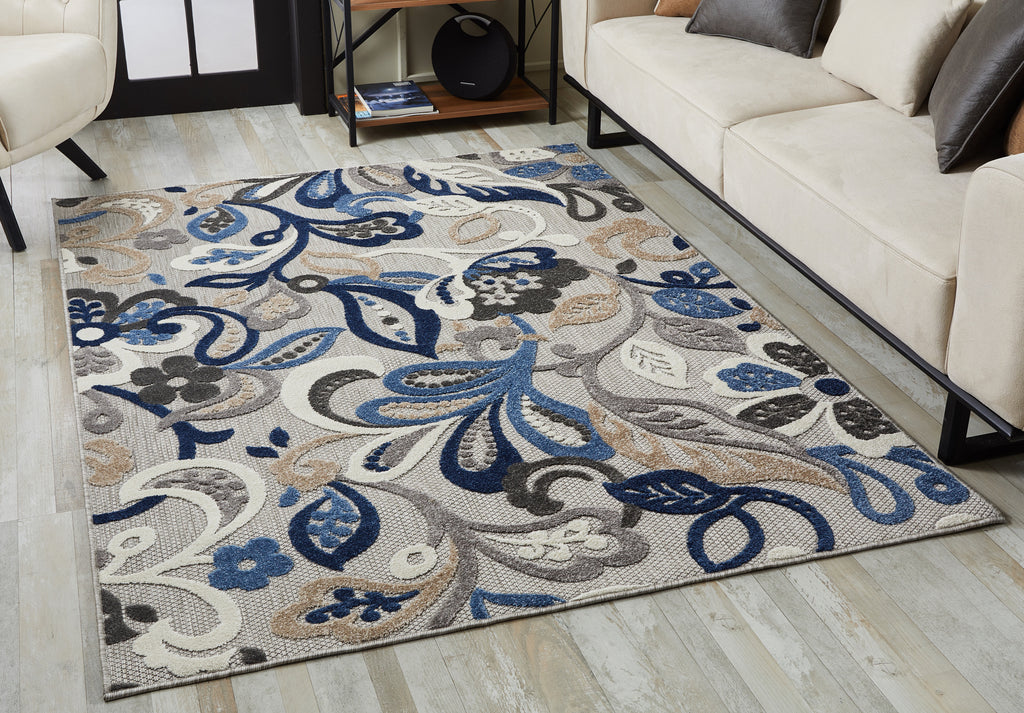 Kas Oriental Calla 6922 Grey Rug