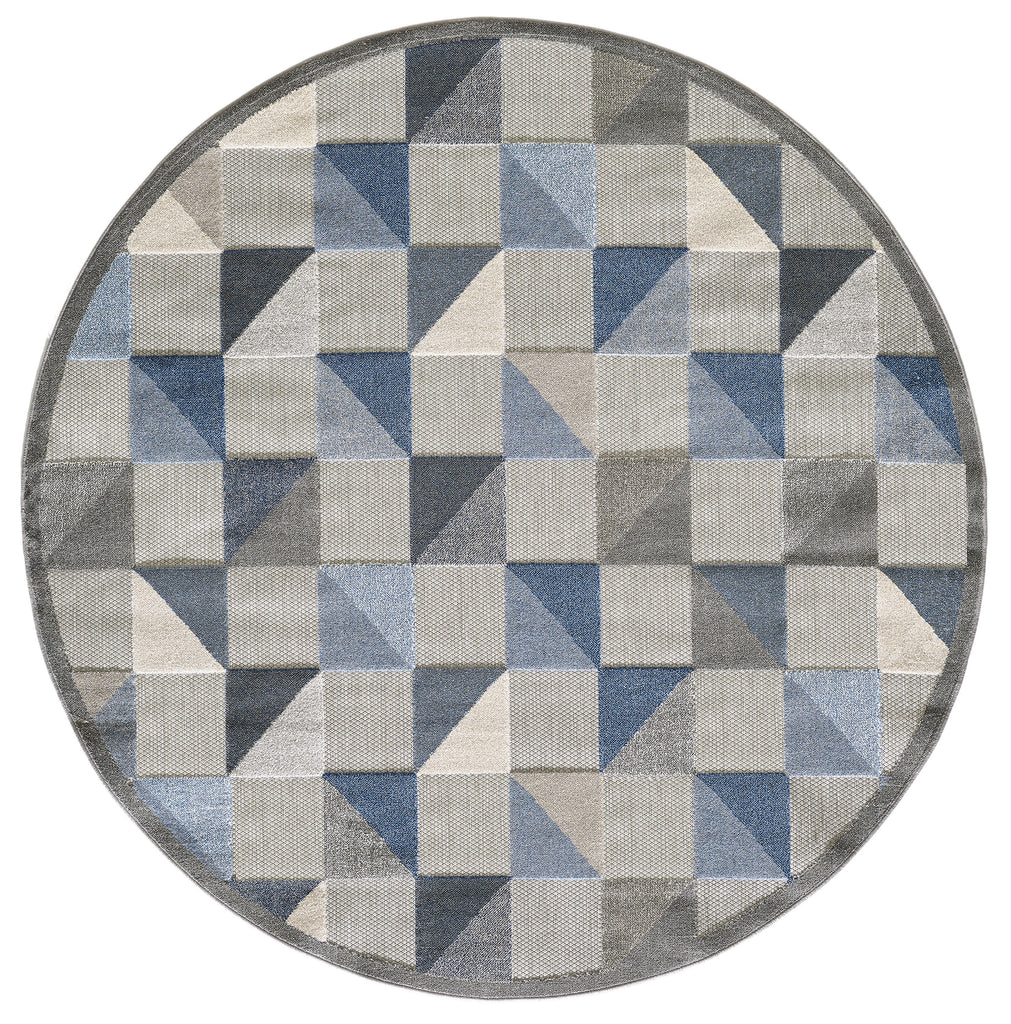 Kas Oriental Calla 6923 Blue Rug
