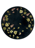 Delos, Inc. Dionysus D0032 Black Rug