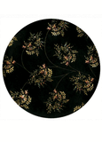 Delos, Inc. Dionysus D0130 Black Rug