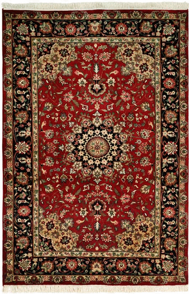 HRI Continental D144 Red Rug