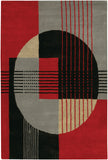 chandra daisa dai 25 red rug