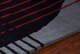 chandra daisa dai 25 red rug