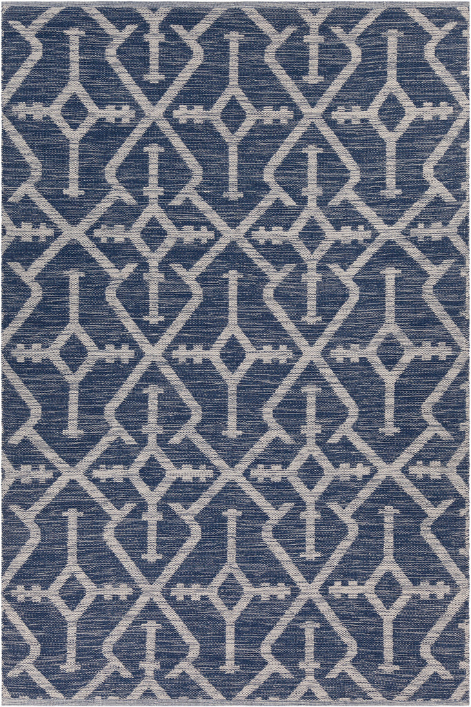 chandra dani dan 50901 navy blue rug