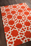 chandra davin dav 25805 orange rug