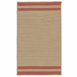 colonial mills denali end stripe de35 brick red rug