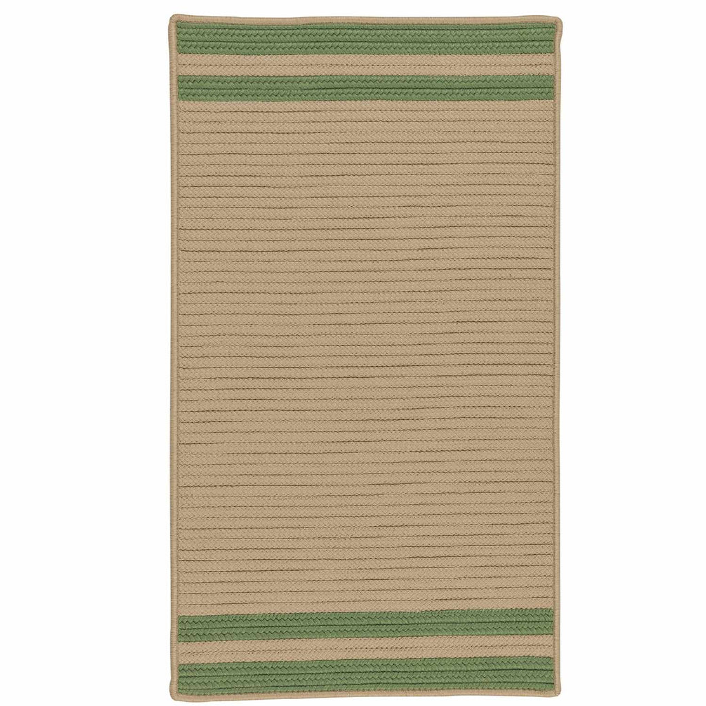 colonial mills denali end stripe de45 moss green rug