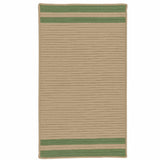 colonial mills denali end stripe de45 moss green rug