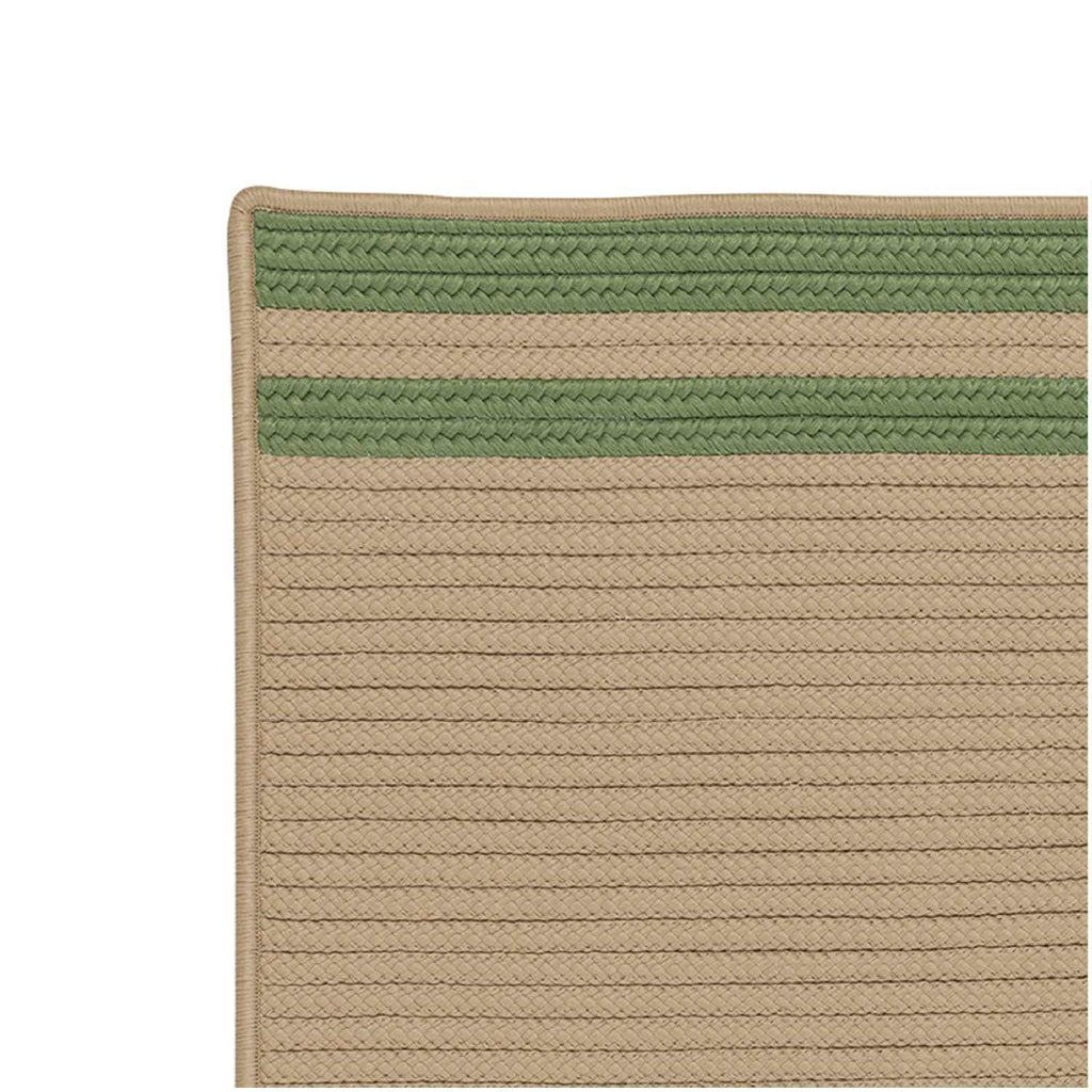 colonial mills denali end stripe de45 moss green rug