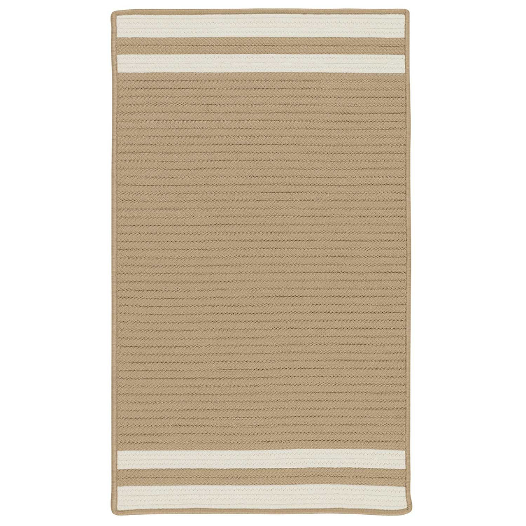 colonial mills denali end stripe de55 ivory rug