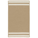 colonial mills denali end stripe de55 ivory rug