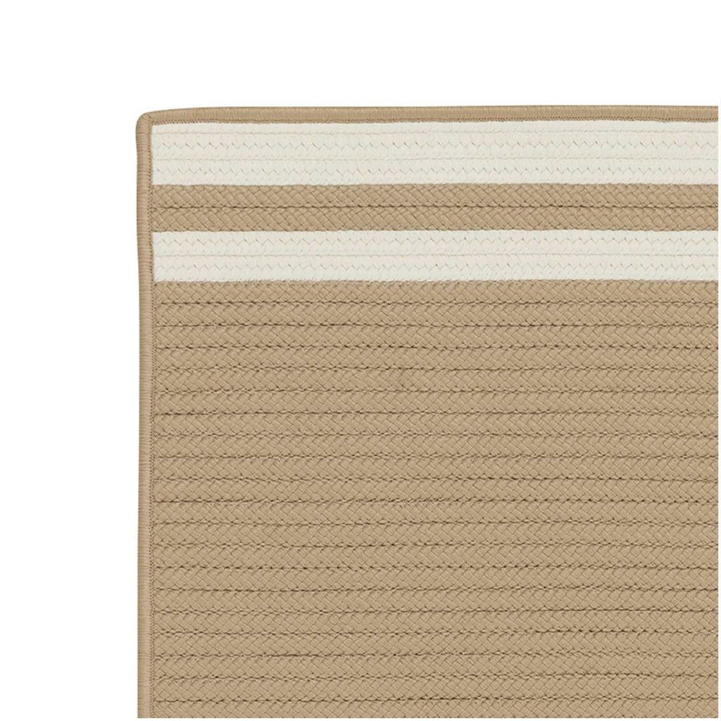 colonial mills denali end stripe de55 ivory rug