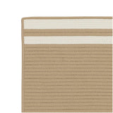 colonial mills denali end stripe de55 ivory rug