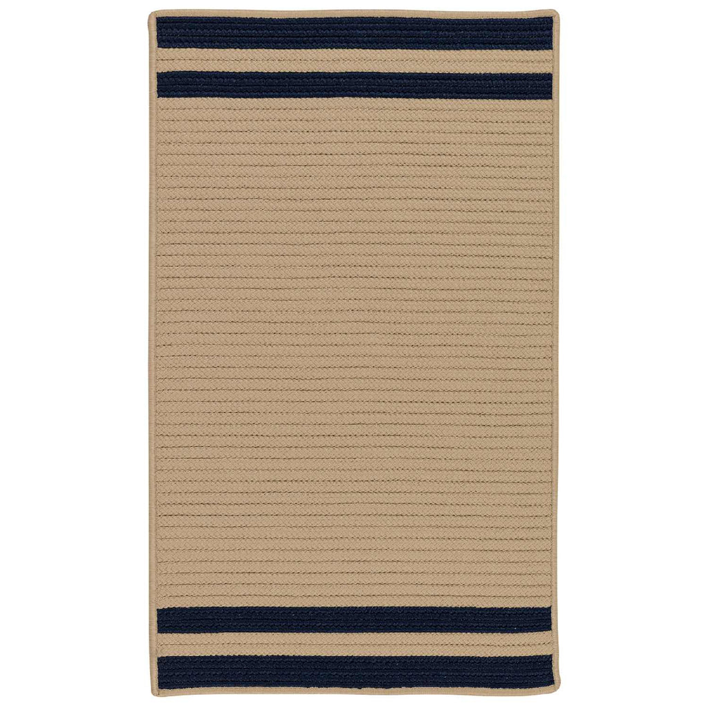 colonial mills denali end stripe de75 navy rug