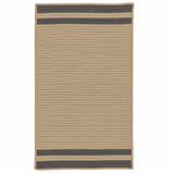 colonial mills denali end stripe de85 grey rug