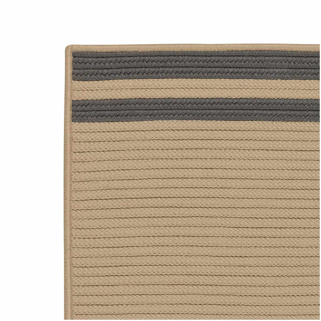 colonial mills denali end stripe de85 grey rug