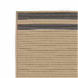 colonial mills denali end stripe de85 grey rug