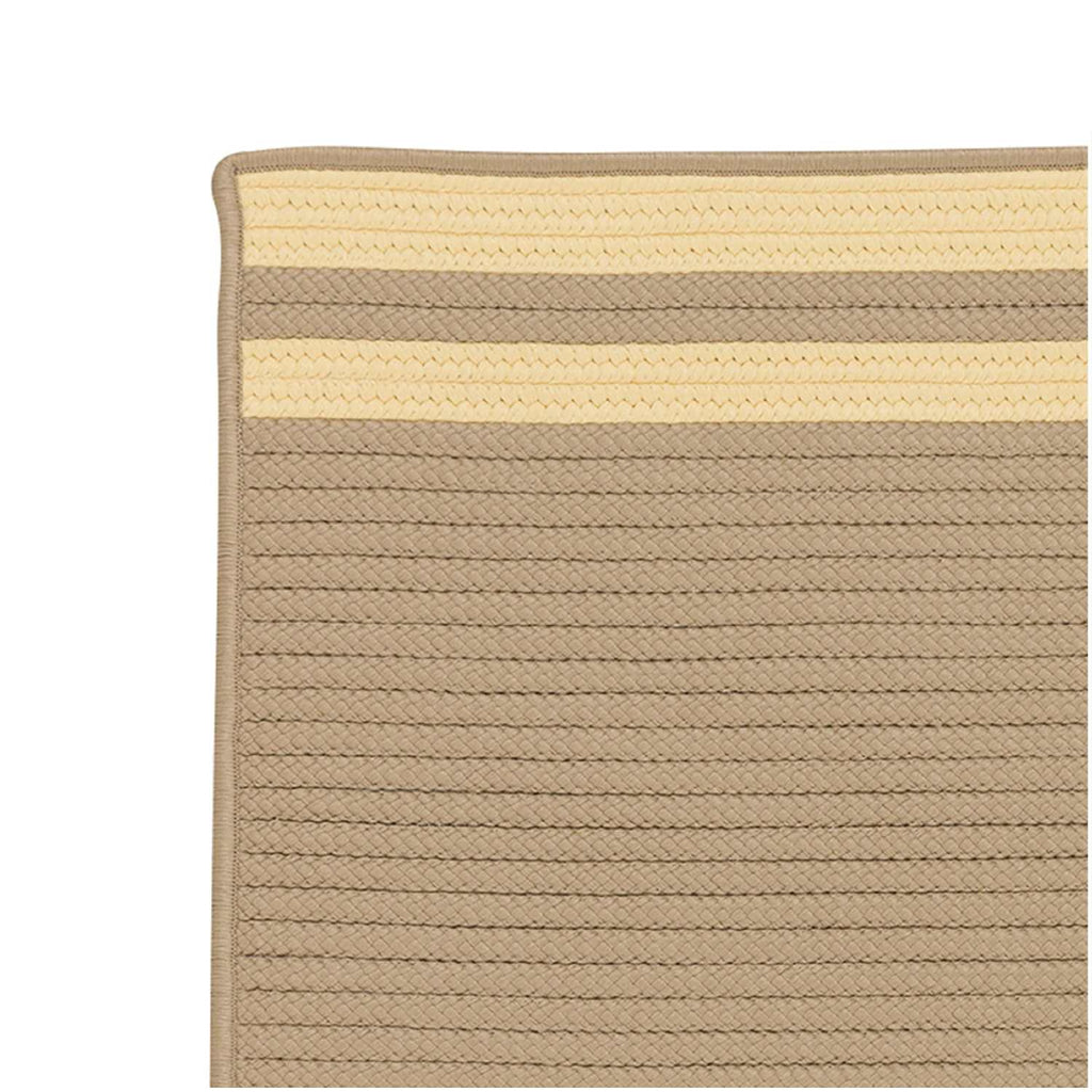 colonial mills denali end stripe de95 yellow rug