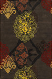 chandra dharma dha 7503 dark brown rug