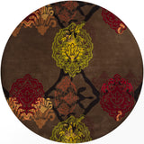 chandra dharma dha 7503 dark brown rug