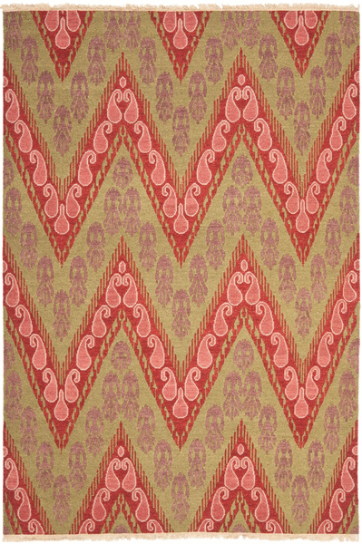 Safavieh Clearance Dhurries DVE513A Green Rug