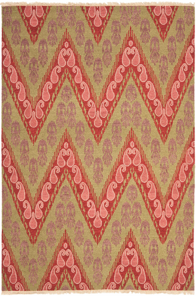 Safavieh Clearance Dhurries DVE513A Green Rug