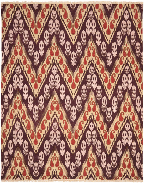 Safavieh Clearance Dhurries DVE513B Purple Rug