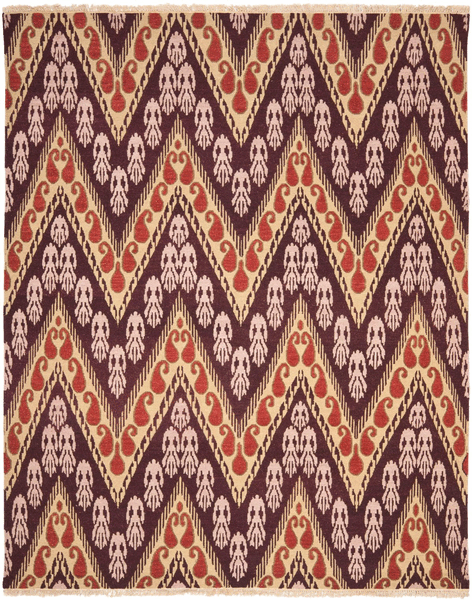 Safavieh Clearance Dhurries DVE513B Purple Rug