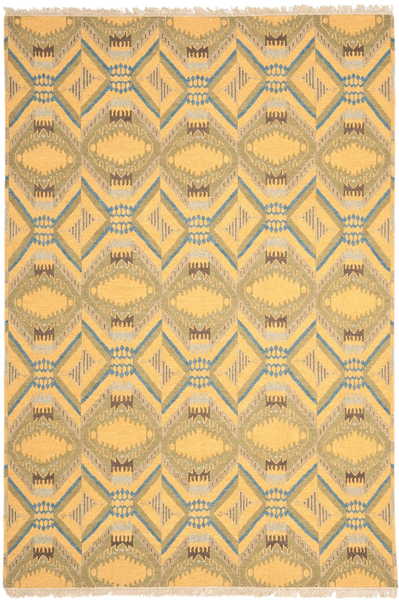 Safavieh Clearance Dhurries DVE517A Gold Rug