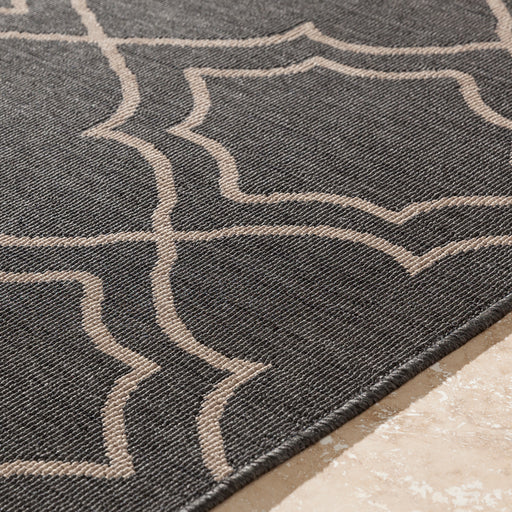 Two Tone Surya Rug Co. Alfresco Black Rug | Two Tone Rugs | Rugs Done Right 