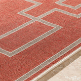 Surya Rug Co. Alfresco Rust Rug | Squares Rugs | Rugs Done Right 