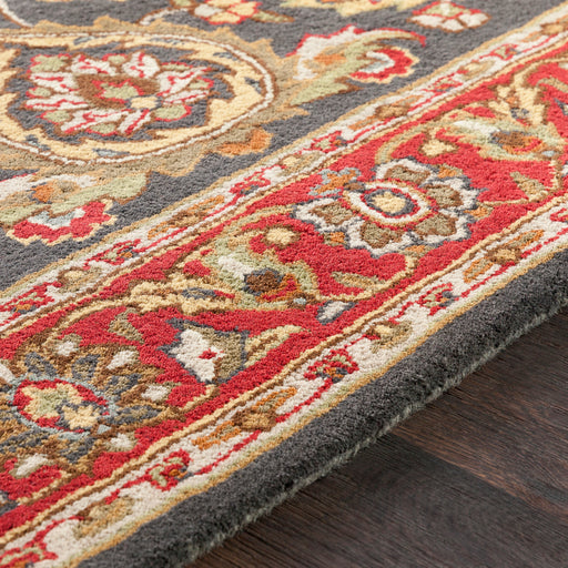 Rectangular Surya Middleton Black Rug | Traditional Rugs | Rugs Done Right