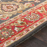 Surya Middleton Burgundy Rug | Black Rugs | Rugs Done Right