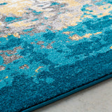 Surya Rug Co. Pepin Teal Rug | Ivory Rugs | Rugs Done Right 