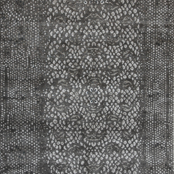 Tibet Rug Company 100 CT DIAMONDBACK CHARCOAL with SILK  Rug