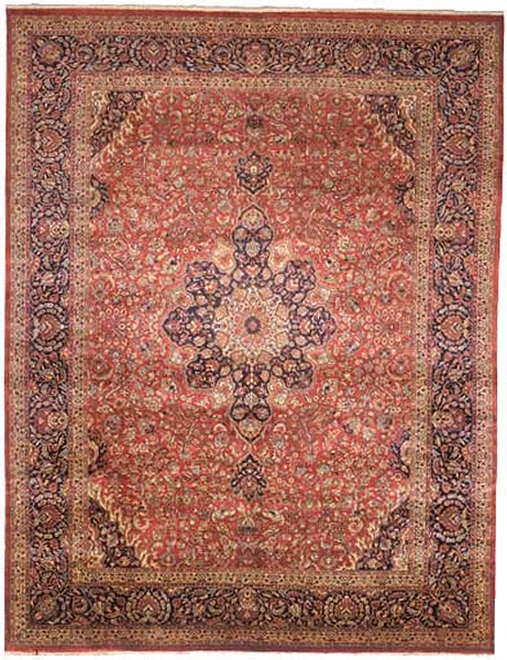 HRI Majestic E311 Burgundy Rug