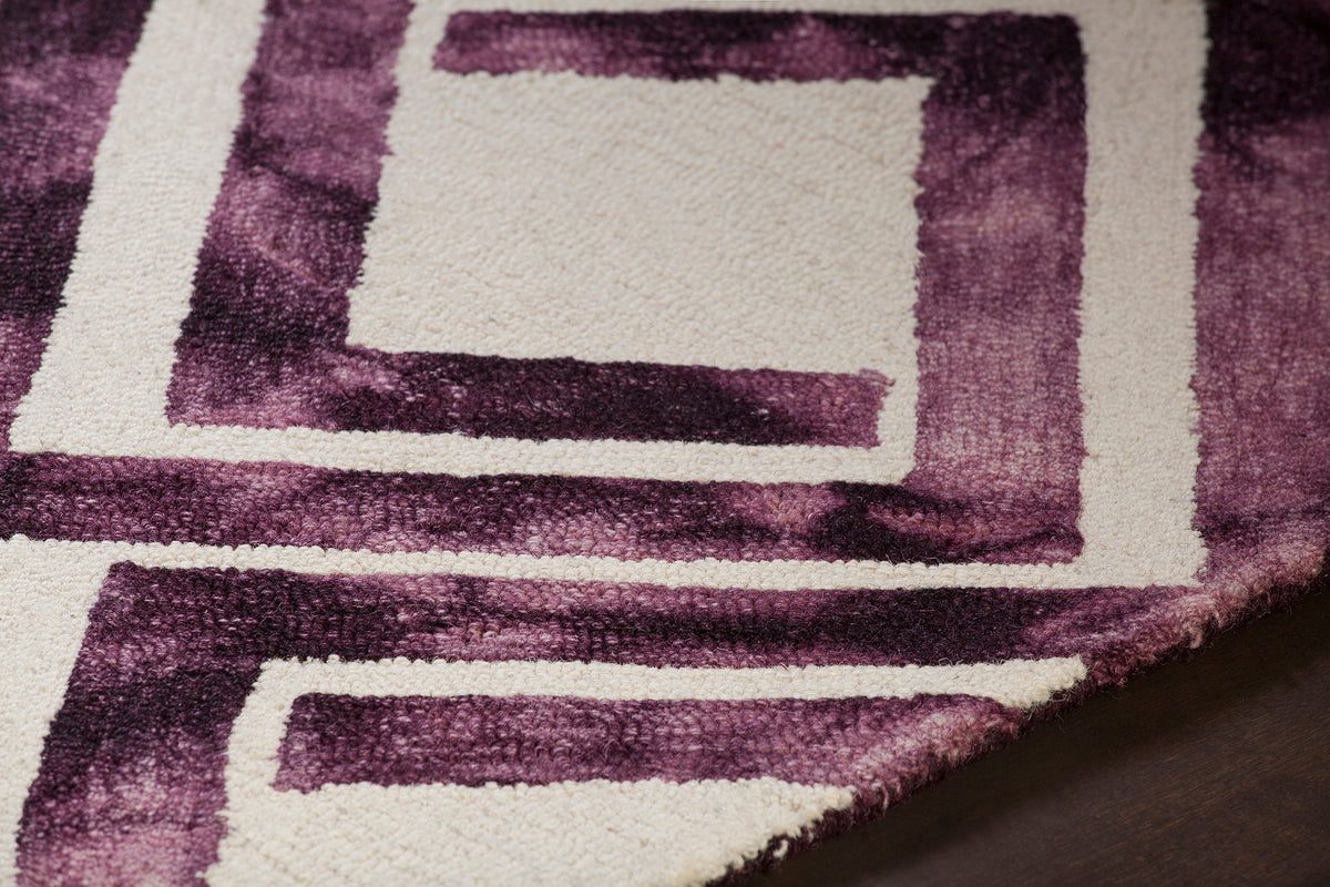 chandra elvo elv 33903 purple rug