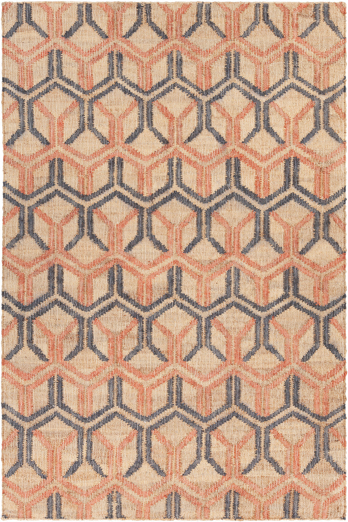 chandra ethel eth 52803 orange rug
