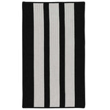 colonial mills everglades vertical stripe ev27 black shadow rug