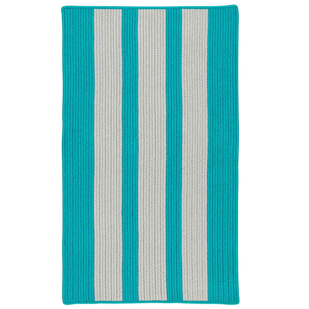 colonial mills everglades vertical stripe ev37 turquoise rug