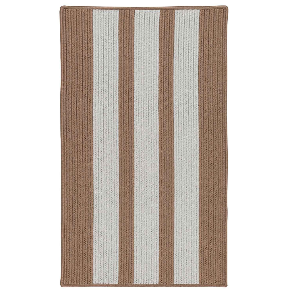colonial mills everglades vertical stripe ev47 mocha rug
