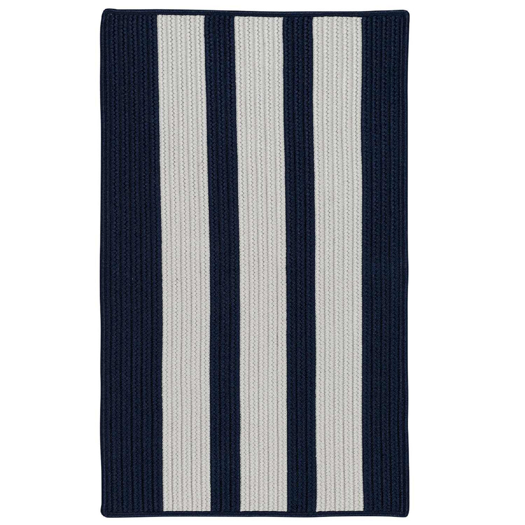 colonial mills everglades vertical stripe ev57 navy pier rug
