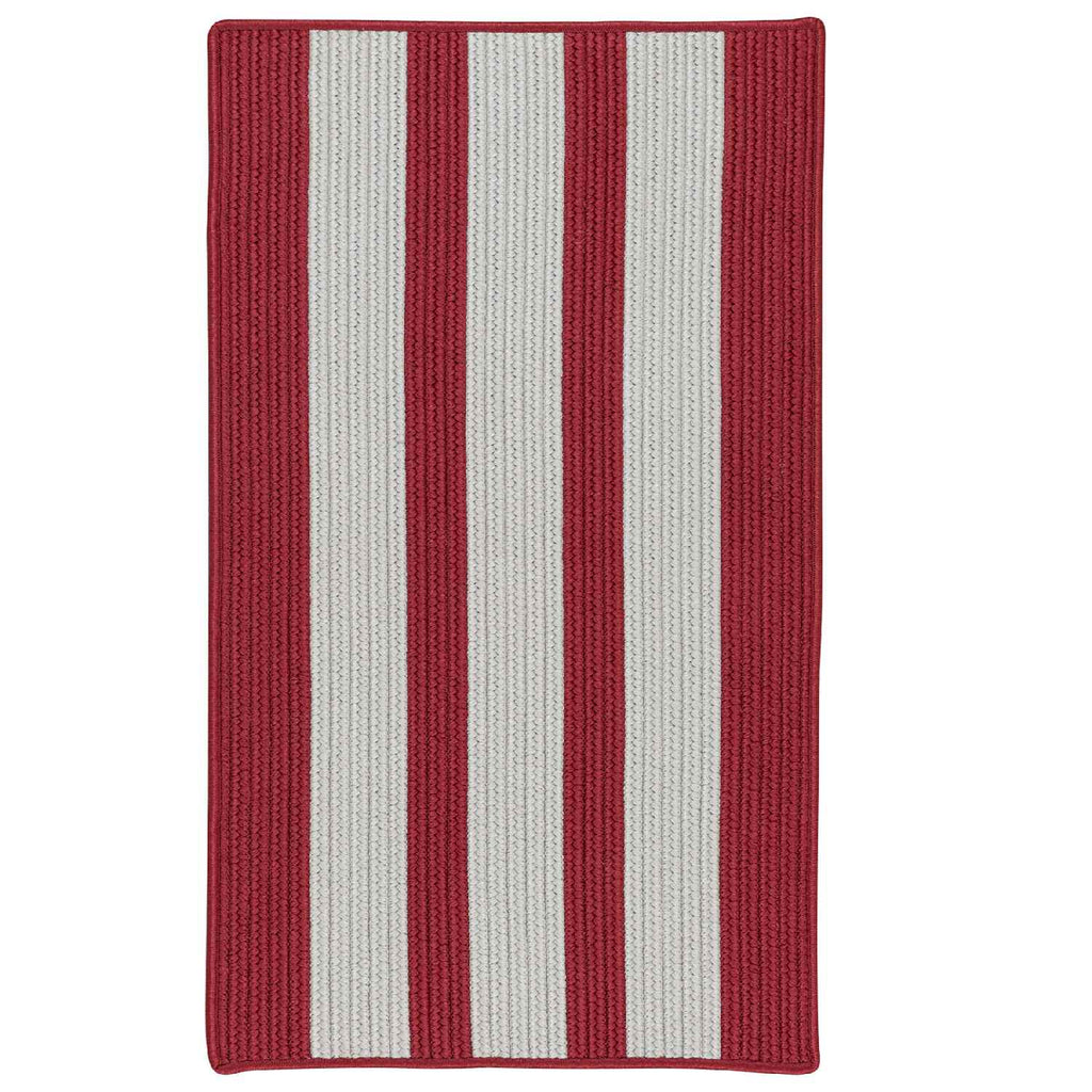 colonial mills everglades vertical stripe ev67 sunset red rug