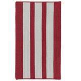 colonial mills everglades vertical stripe ev67 sunset red rug