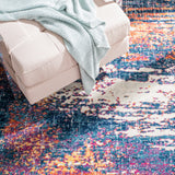 Safavieh Clearance Evoke EVK272N Navy Rug