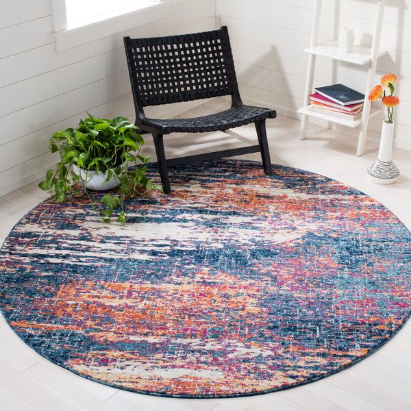 Safavieh Clearance Evoke EVK272N Navy Rug